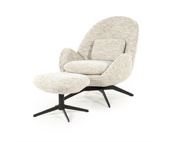 Fauteuil Ryan - zora Beige | Eleonora, Ophalen of Verzenden, Nieuw