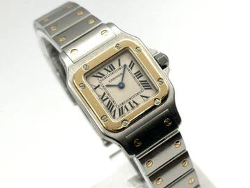 Cartier - Santos Galbée PM - 1567 - Serviced - Dames -, Nieuw