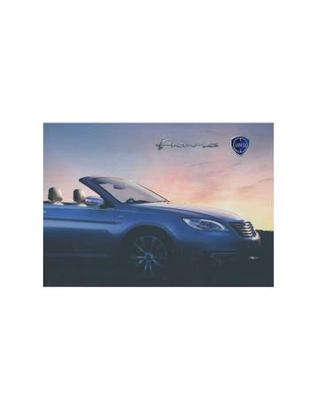 2012 LANCIA FLAVIA CABRIOLET HARDCOVER BROCHURE ENGELS, Nieuw, Author