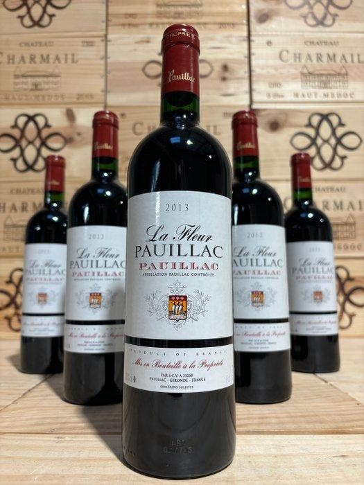 2013 Chateau La Fleur Pauillac - Pauillac - 6 Flessen (0.75, Verzamelen, Wijnen