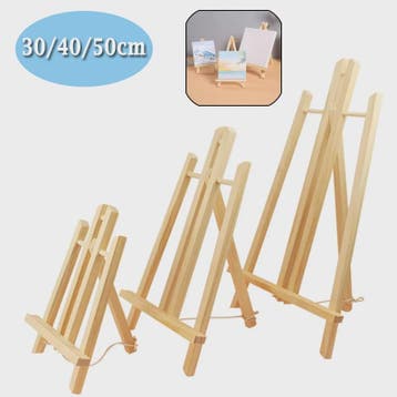 Houten Mini Ezel Display Stand 30/40/50cm - Voor Kunst, Foto, Dieren en Toebehoren