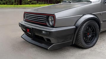 X-Form Voorlip Glanzend Zwart VW Golf,Jetta, Nieuw, Ophalen of Verzenden, Bumper, Volkswagen