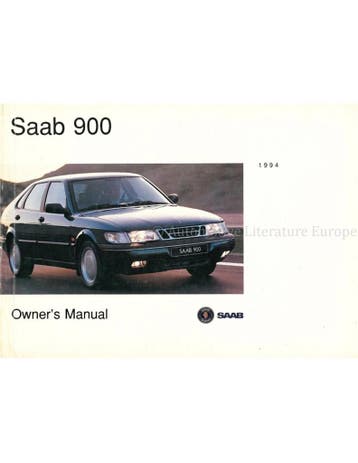 1994 SAAB 900 INSTRUCTIEBOEKJE ENGELS