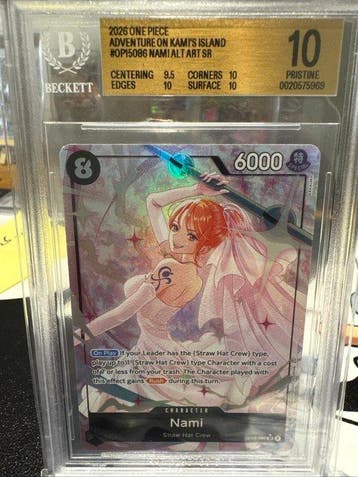 Bandai - 1 Graded card - One Piece - Nami #OP15086 Foil,, Nieuw