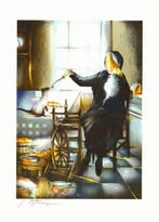 Raymond Poulet (1934) - Les métiers : Fileuse