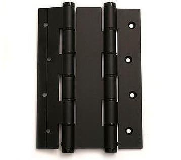 Deurveerscharnier dubbelwerkend 180x40mm aluminium zwart, Verzenden, Nieuw
