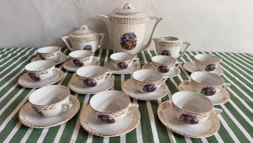 Moulins des Loups - Koffieservies - Porselein - Shabb Chic