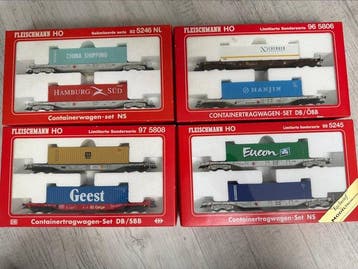 Fleischmann H0 - 82 5246 NL, 97 5808, 96 5806, 99 5245 -, Nieuw