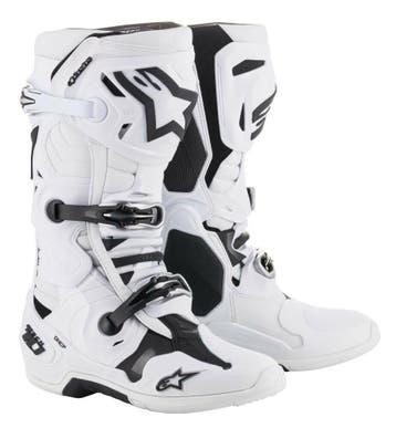 Alpinestars Tech 10 Crosslaarzen Wit Maat 9 = 43, Ophalen of Verzenden, Nieuw