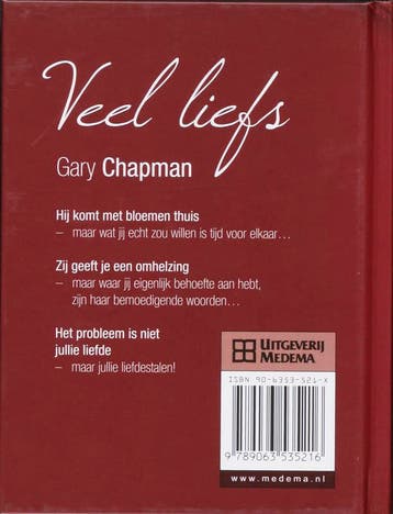 Veel liefs 9789063535216 Gary Chapman, Boeken, Verzenden, Gelezen, Gary Chapman