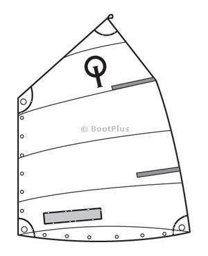 OPTIMIST DURARACE ZEIL -WINDESIGN-, Watersport en Boten, Ophalen of Verzenden, Nieuw, Zeilboot of Motorboot