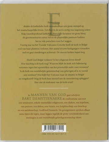 Mannen van God 9789056178215 Bart Demyttenaere, Verzenden, Zo goed als nieuw, Bart Demyttenaere