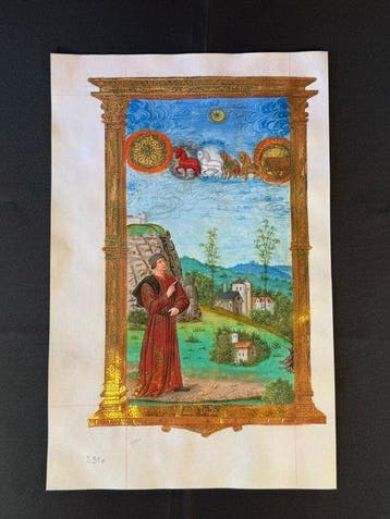 Petrarca - I Trionfi di Petrarca – Foglio 231 fronte-retro –