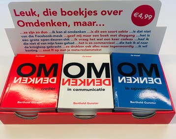 Display Omdenken (3X10 Exemplaren) | Berthold Gunster, Boeken, Ophalen of Verzenden, Nieuw, Berthold Gunster