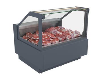 Rose koeltoonbank B125xD118xH125cm - antraciet, Nieuw in verpakking