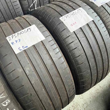 2 x Pirelli PZero 275-40-19 Zomerbanden 5,5mm, 19 inch, Gebruikt, 275 mm, Ophalen of Verzenden