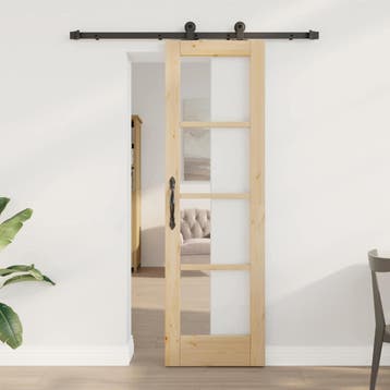 vidaXL Schuifdeur ORKDAL Naturel 61 x 198,5 cm, Verzenden, Nieuw