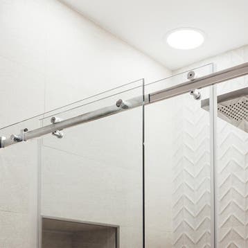 Verona schuifdeurrail voor douche nis - Chroom, Ophalen of Verzenden, Nieuw
