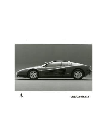 1986 FERRARI PROGRAMMA PERSMAP ENGELS 447/86, Nieuw, Ferrari, Author