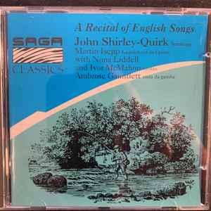 cd - John Shirley-Quirk - A Recital of English Songs, Verzenden, Zo goed als nieuw