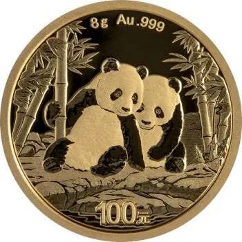 Gouden China Panda 8 gram 2026, Verzenden, Oost-Azië, Losse munt, Goud