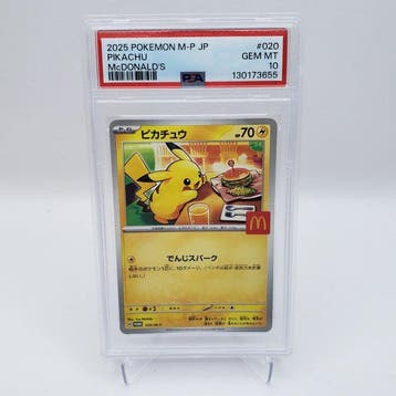 Pokémon - 1 Graded card - Pikachu Mcdonalds Promo 020/M-P -, Nieuw