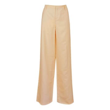 MAC • palazzo pantalon Hype in licht beige • 38, Maat 38/40 (M), Verzenden, Beige, MAC