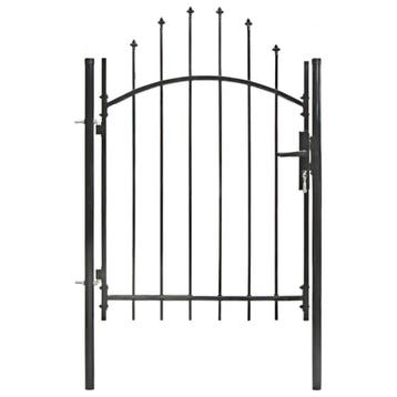 Hekwerk Poort Zwart Modern | Laatste Stuk!, Tuin en Terras, Met poort, Ophalen of Verzenden, Zo goed als nieuw, Tuinhek