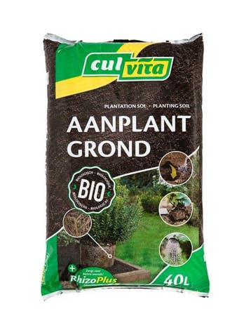 Biologische Aanplantgrond ook voor beukenhagen zak 40 ltr., Tuin en Terras, Aarde en Mest, Verzenden, Potgrond