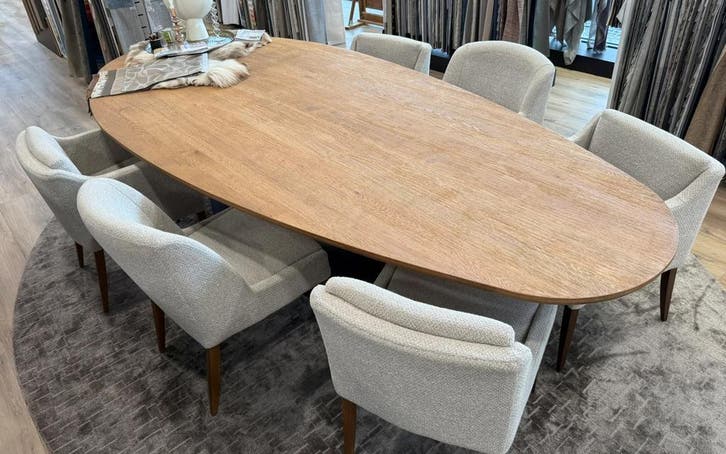 Bombay eettafel van Passe Partout, Huis en Inrichting, Banken | Bankstellen, 300 cm of meer, 125 tot 150 cm, Nieuw, Hout, Vierpersoons of meer