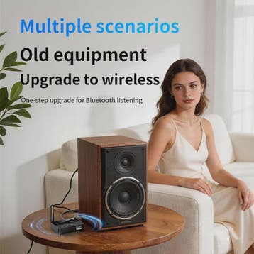 Bluetooth 6.0 Audio Adapter: Ontvanger & Zender met 3.5mm Au, Computers en Software, Verzenden, Nieuw