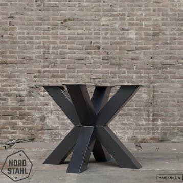 Stalen onderstel tafel - Double X leg heavy - Nordstahl, Verzenden, Nieuw