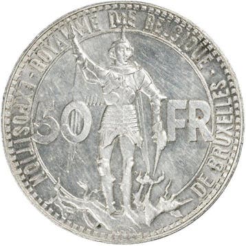 België. Leopold III. 5 Francs 1935 – Brussels Exposition and