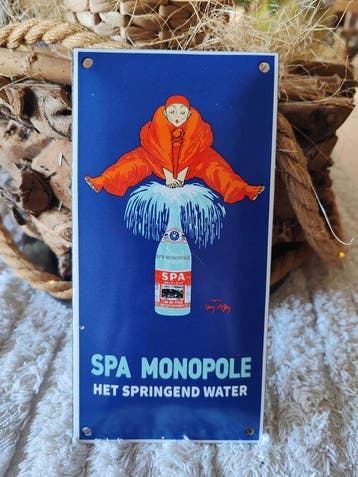 Spa - SPA - Emaille bord - Emaille, Metaal