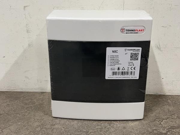 Veiling - 5x Tehnoplast verdeelkast N8-C/P IP40, Doe-het-zelf en Verbouw, Elektra en Kabels, Nieuw