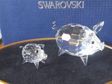 Swarovski - Beeldje - Varken groot en klein - Kristal