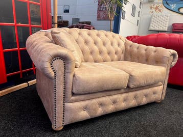Chesterfield Maarssen ! Orig. Chesterfield Brand 2 Zits-bank, Ophalen, CHESTERFIELD, Tweepersoons, Leer