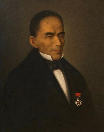 Italiaanse school (XIX) - Ritratto di Gentiluomo con Croce