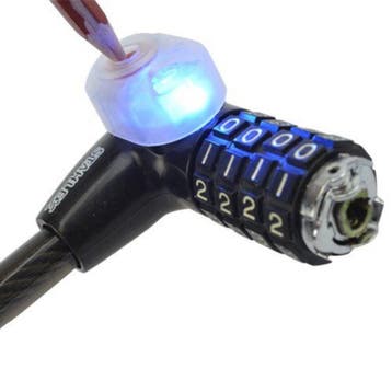Stahlex Kabel cijferslot met LED-verlichting - 12 x 1000..., Ophalen of Verzenden, Nieuw