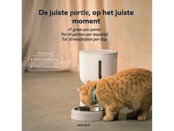 Revo-loo Flow & Chow - Drinkfontein Automatische Voerbak Set, Verzenden, Zo goed als nieuw