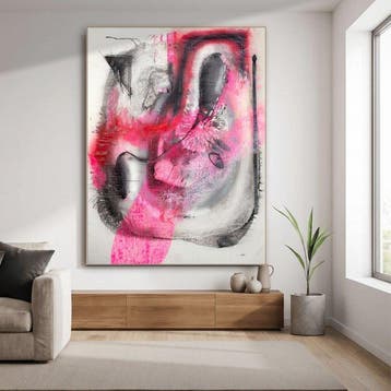 NEV - Neeva II NO RESERVE ORIGINAL RED PINK GREY CANVAS, Antiek en Kunst