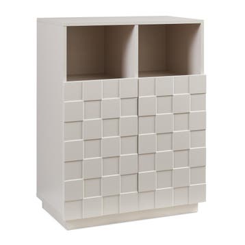 Commode Bopibobro 86x64x36 cm beige [en.casa], Verzenden, Nieuw