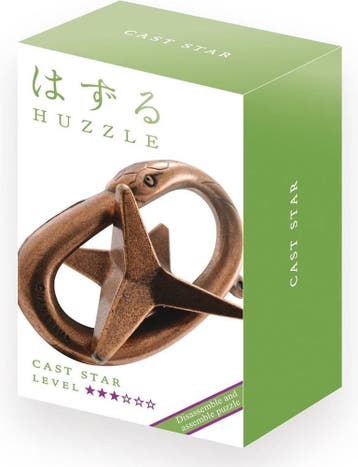 Huzzle Cast Puzzle - Star (level 3) | Huzzle - Puzzels, Verzenden, Nieuw