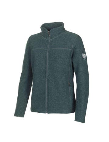 Ivanhoe dames wollen full-zip vest Beata Atlantic Deep -..., Ivanhoe of Sweden, Verzenden, Nieuw, Blauw