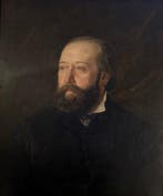 Andreas Bloch (1860-1917) - Portrait of a Noble Man, Antiek en Kunst