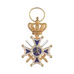 Universeel Miniatuur Oranje-Nassau Militair Verguld, Postzegels en Munten, Munten | Nederland, Verzenden