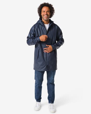 HEMA Regenjas voor volwassenen Jay blauw, Verzenden, Nieuw