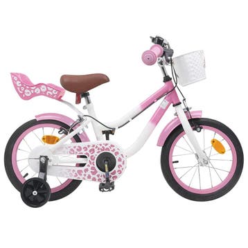 vidaXL Kinderfiets 12 Inch voor 2-4 jaar oud Lichtroze, Verzenden, Nieuw