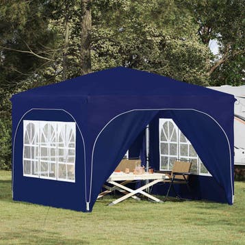 vidaXL Pop-up partytent 290 x 290 x 245 cm Blauw, Verzenden, Nieuw, Partytent