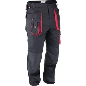 Werkbroek Heren Grijs, Maat L, Verzenden, Nieuw